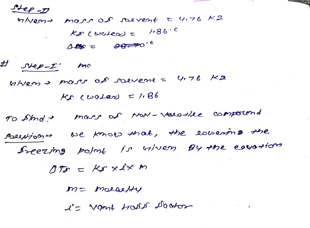 Chemistry homework question answer, step 1, image 1